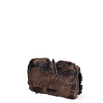 Umbria Lux Borsa a spalla da donna Vera pelle 8484-TMORO Gave Lux