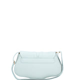Borsa a spalla da donna Vera pelle 07152-D102 CIELO Viola Castellani