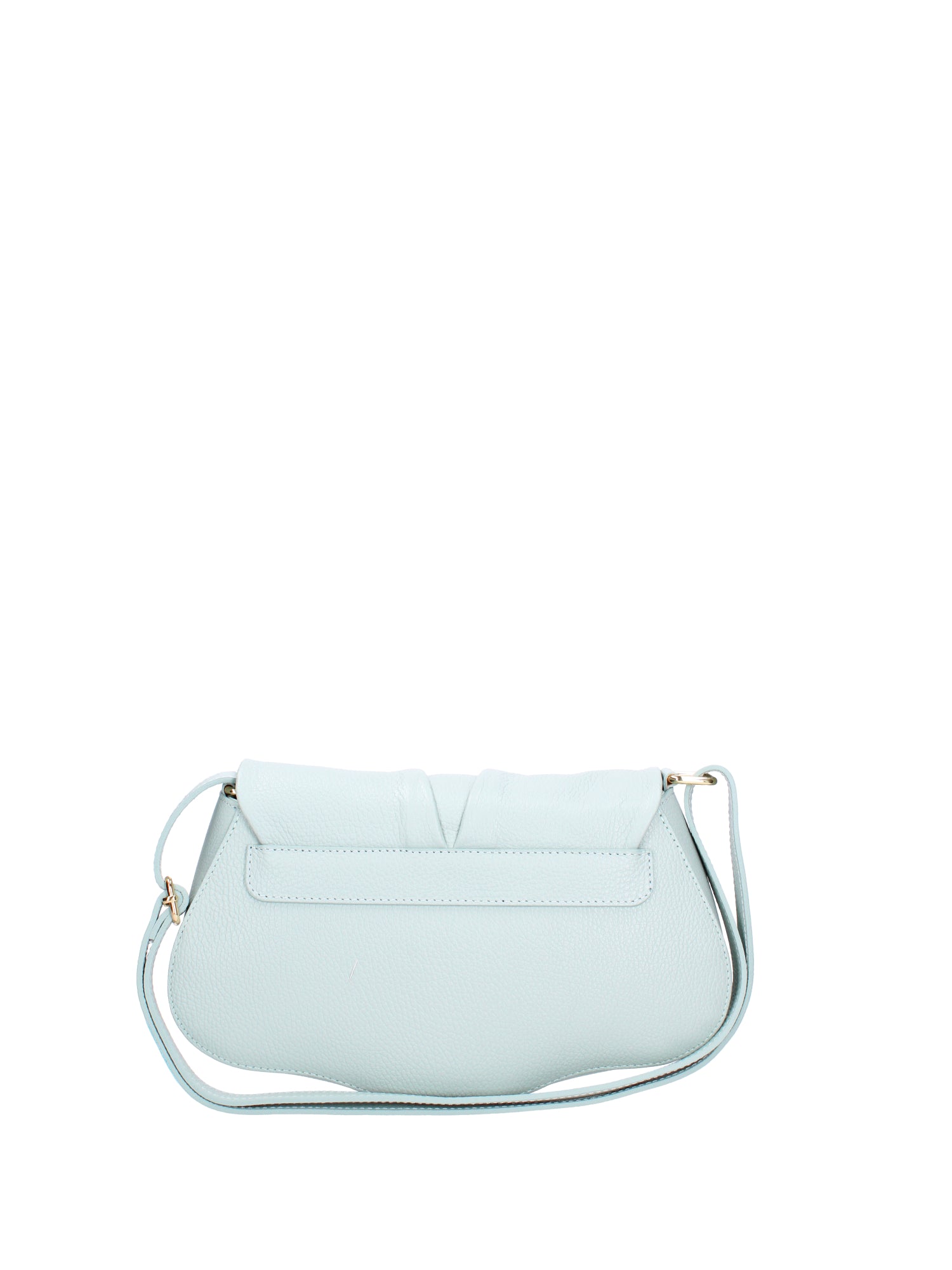 Borsa a spalla da donna Vera pelle 07152-D102 CIELO Viola Castellani