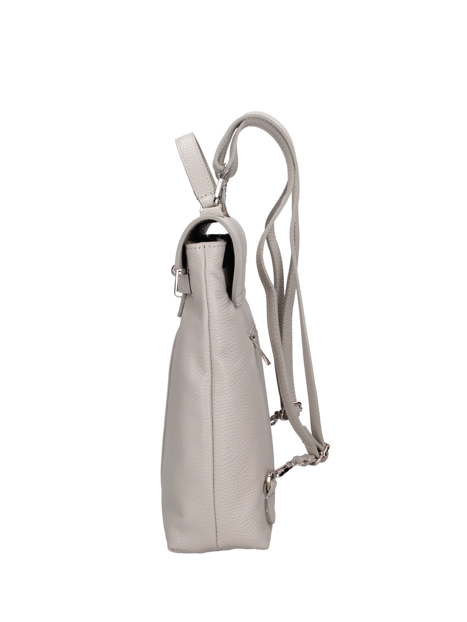 Borsa a mano da donna Vera pelle 07248-D86 GRIGIO PERLA Roberta Rossi