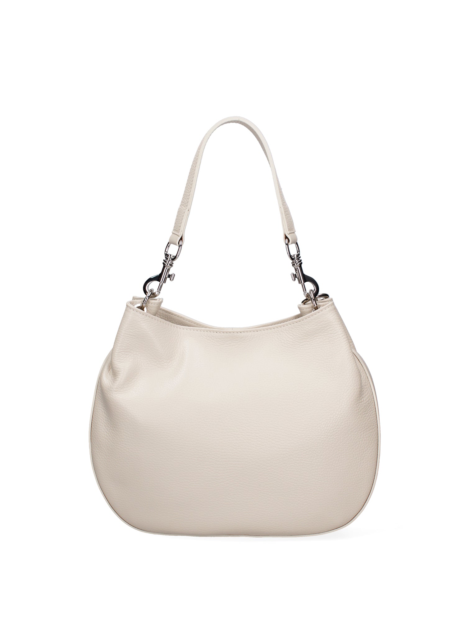 Borsa a spalla da donna Vera pelle 07316-D37 LATTE Roberta Rossi