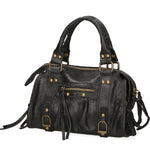 Erisia Borsa a spalla da donna Vera pelle 06091-NERO Gave Lux