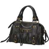 Erisia Borsa a spalla da donna Vera pelle 06091-NERO Gave Lux