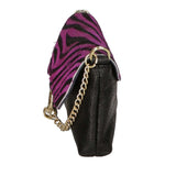 Safira Borsa a mano da donna Vera pelle 04760-ZEBRA FUXIA Gave Lux