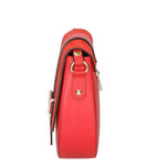 Carola Borsa a tracolla da donna Vera pelle 10036-L130 ROSSO SCURO Gave Lux