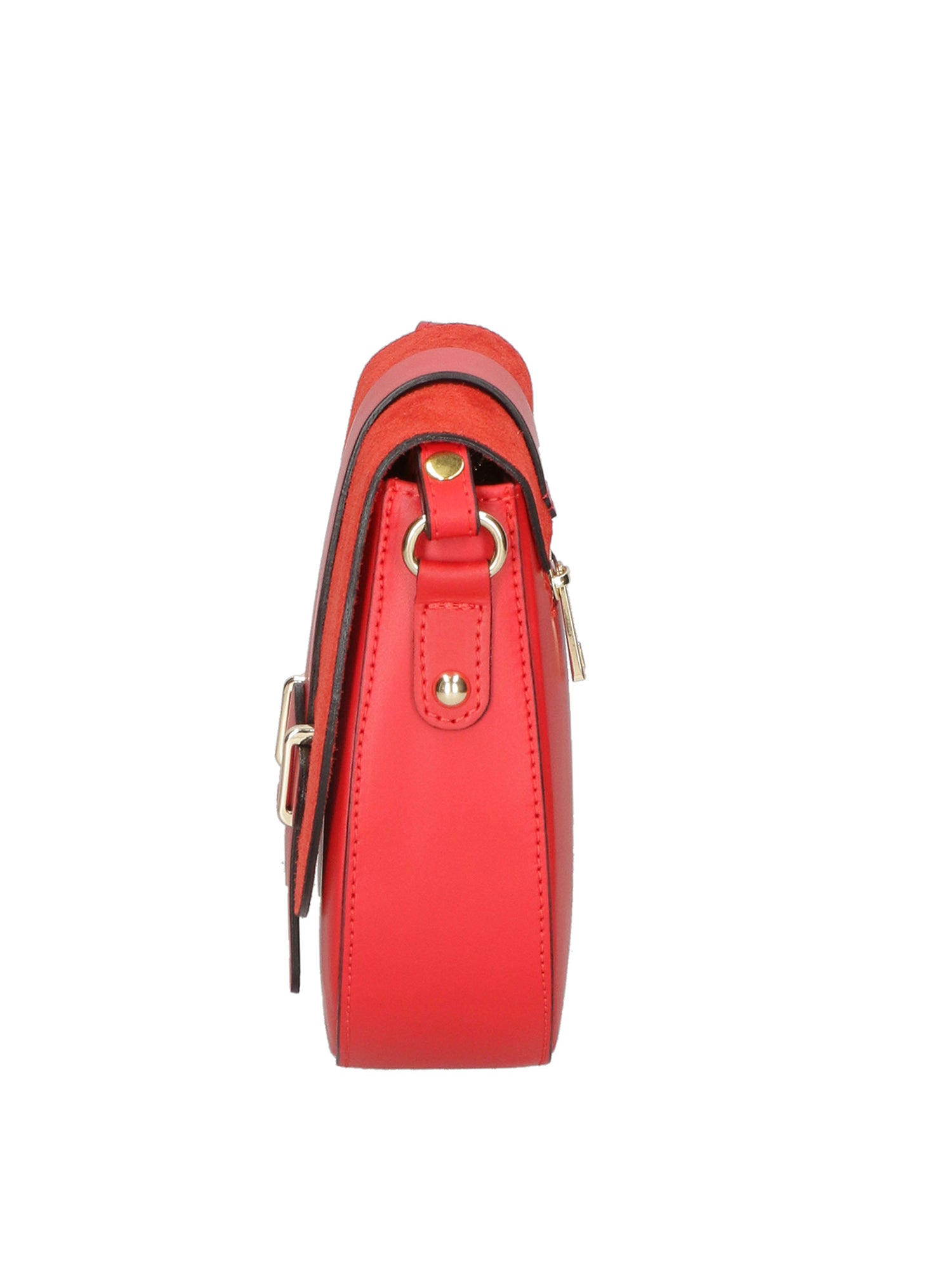 Carola Borsa a tracolla da donna Vera pelle 10036-L130 ROSSO SCURO Gave Lux