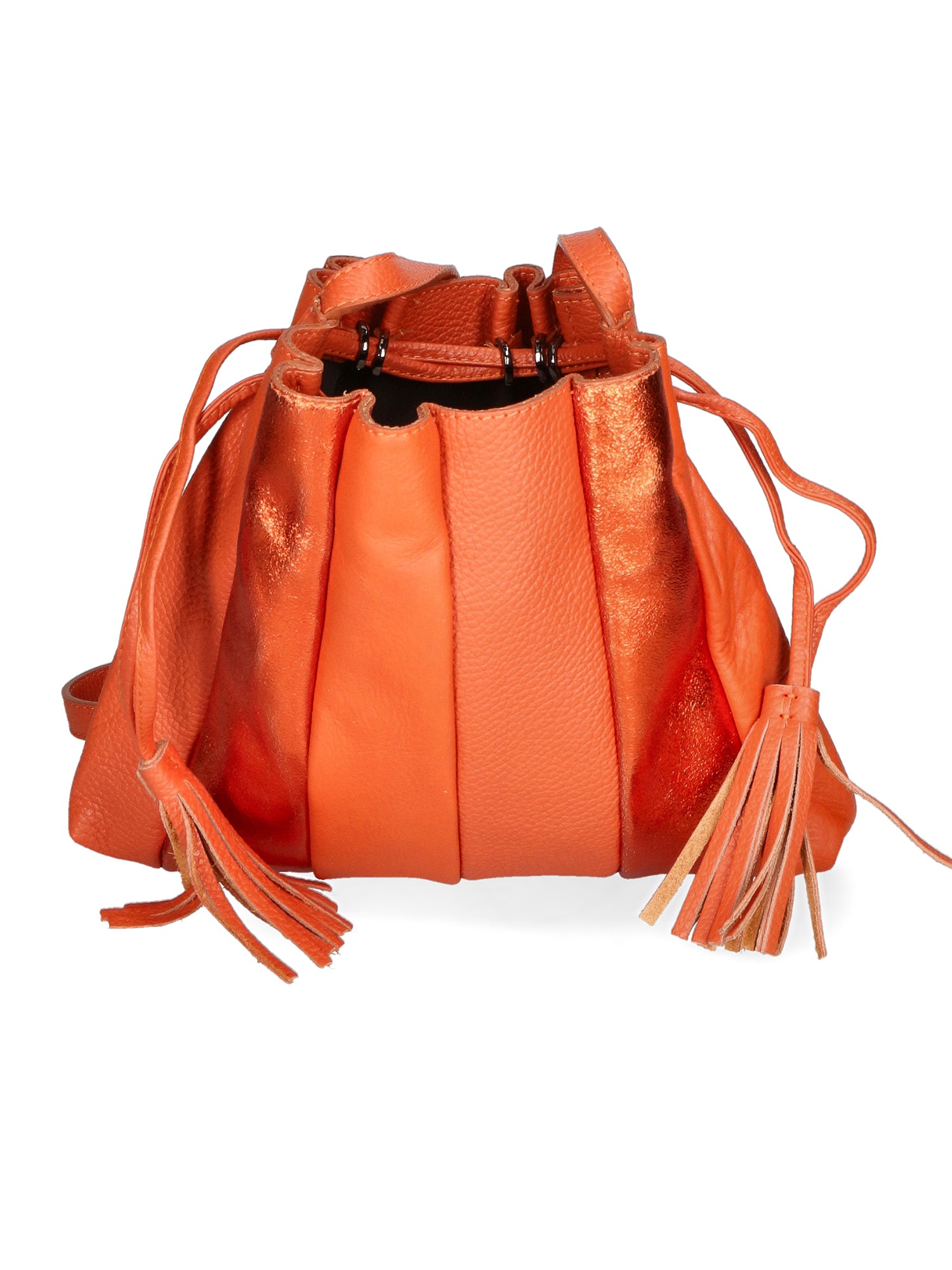 Elysia Borsa a spalla da donna Vera pelle 552043-ARANCIO ORANGE Gave Lux