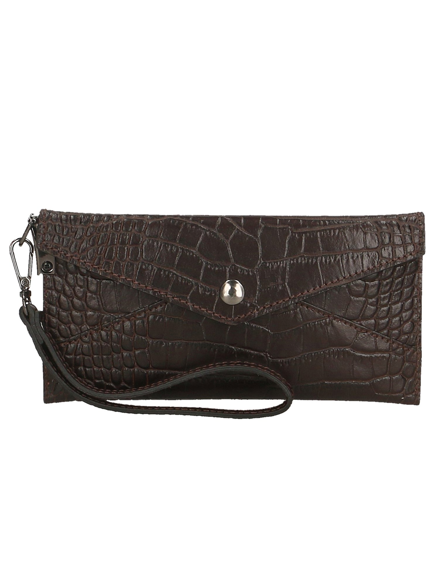 Noemy Borsetta portafoglio da donna Vera pelle 522015-T.MORO DARK BROWN Gave Lux
