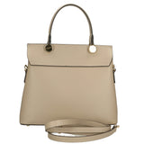 Borsa a mano da donna 100% vera pelle 7708-L110 TAUPE Gave Lux