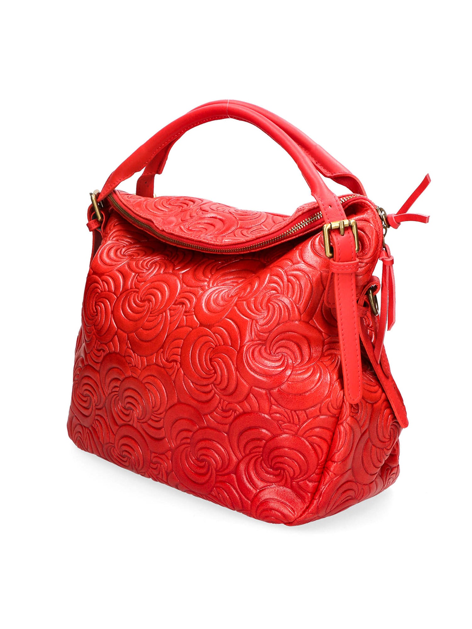 Devis Borsa a mano da donna Vera pelle 80014-023 ROSSO Gave Lux