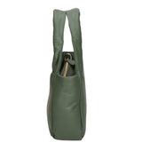 Virna Borsa a mano da donna Vera Pelle 06501-S14 VERDE SCURO Gave Lux