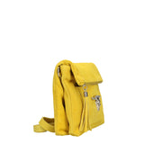 Valencia Borsa a tracolla da donna Vera pelle 8651-GIALLO Gave Lux