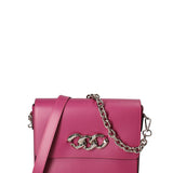 Borsa a tracolla da donna Vera pelle JR-W-1053-FUCSIA-SILVER John Richmond