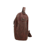 Vera Pelle 6542-BORDO BORDEUX Borsa a mano unisex Modello Avelon Gave Lux