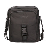 Borsa a tracolla uomo 100% PU Leather PCL3018-BLACK Northampton Polo Club