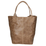 Althea Borsa a mano da donna Vera pelle 5190-009 TAUPE SCURO Gave Lux
