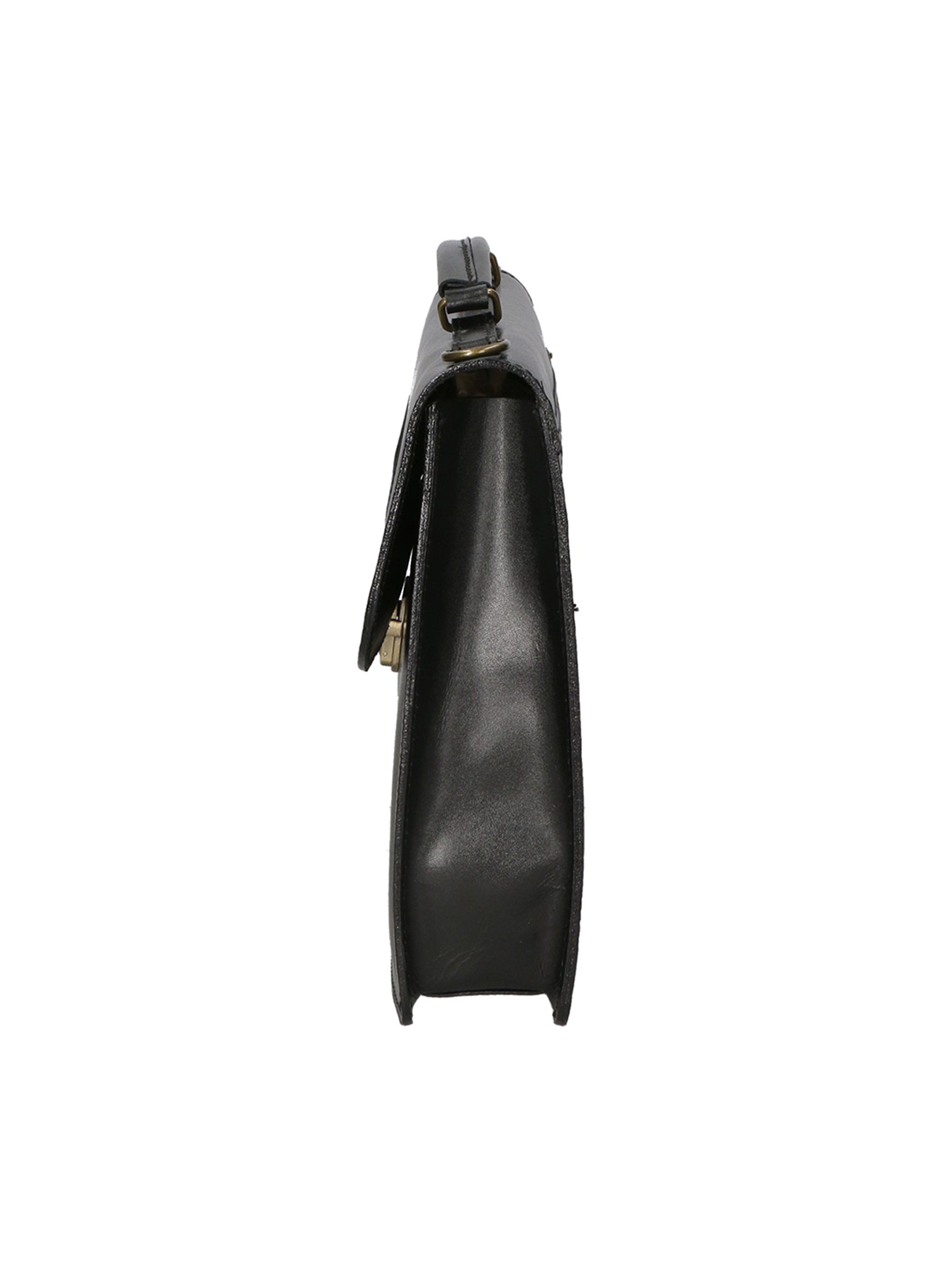 Dafne Borsa da lavoro unisex Vera pelle 7004-NERO Gave Lux