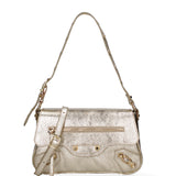 Borsa a spalla da donna Vera pelle 07234-L003 ORO Roberta Rossi
