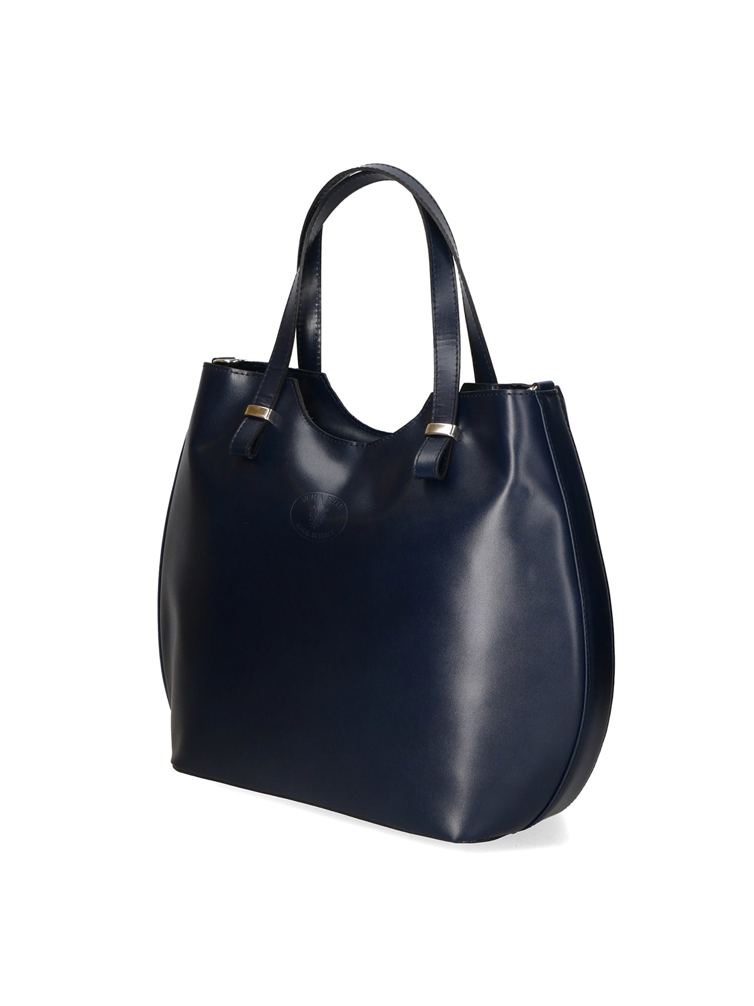 Egle Borsa a mano da donna Vera pelle 80046-BLU Gave Lux