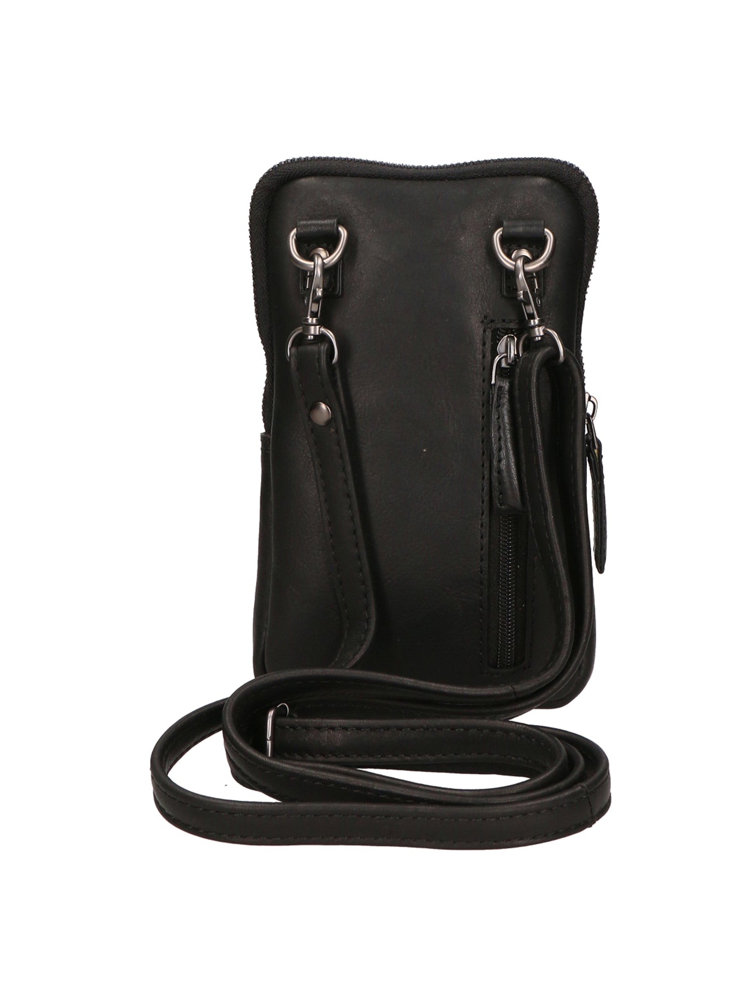 Borsa a tracolla unisex vera pelle 100% Made in Italy SN9861247-BLACK Santini Firenze