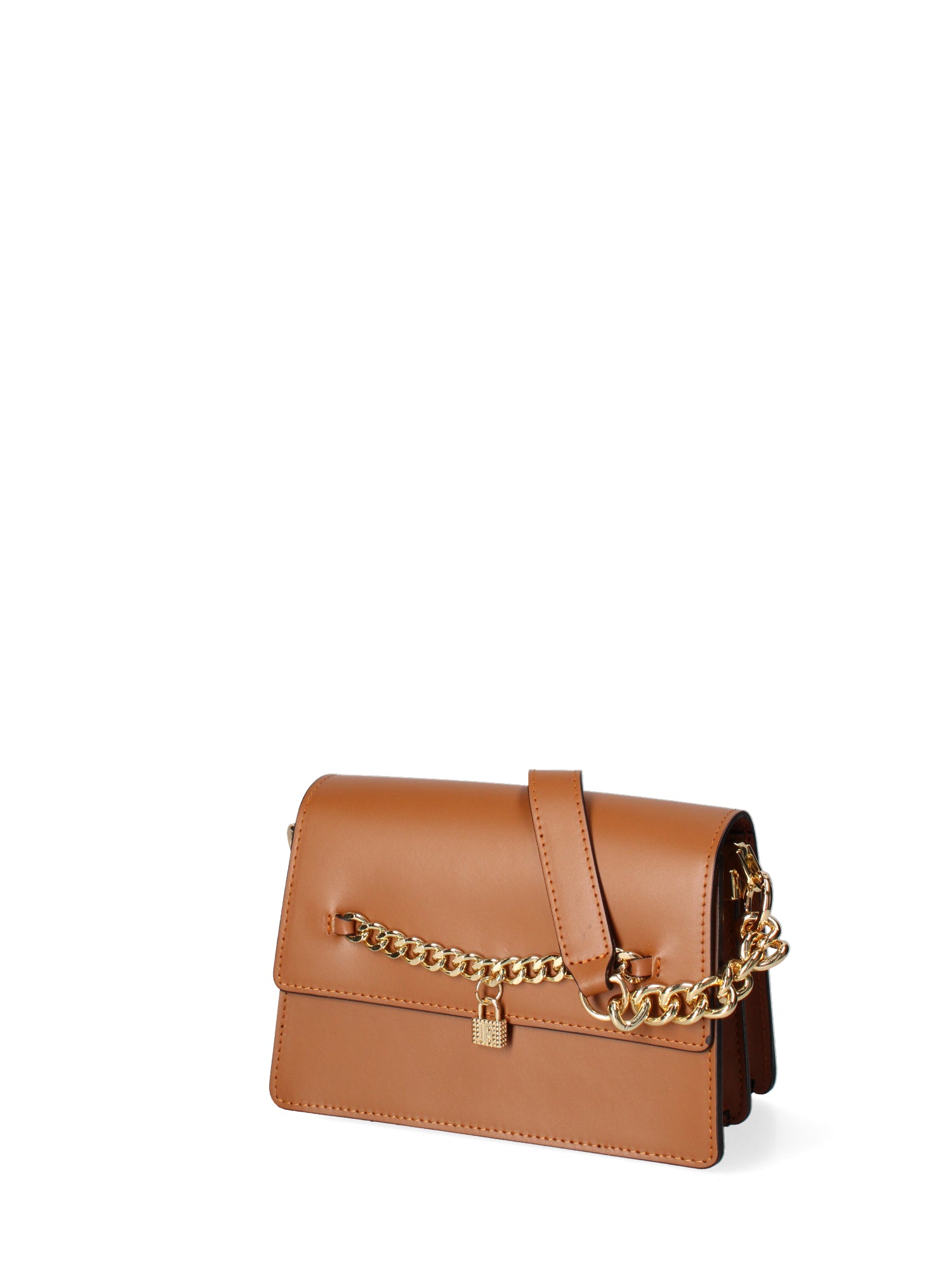 Borsa a tracolla da donna Vera pelle ruga JR-W-1155RU-CUOIO-GOLD John Richmond