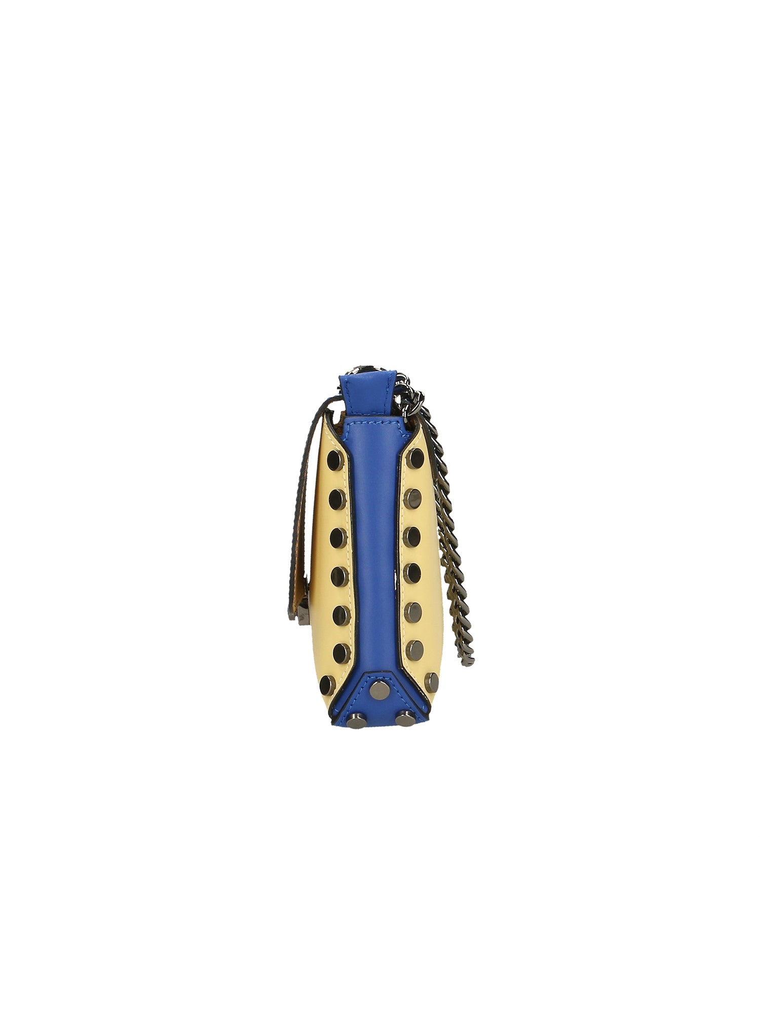 Vera pelle 8641-GIALLO+BLU Borsa a tracolla da donna Evanthe Pro Gave Lux