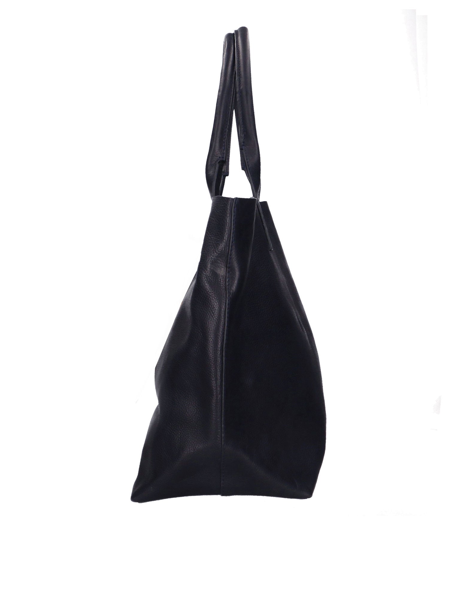 Morea Borsa Shopper da donna Vera Pelle 518907-D26 BLU SCURO Gave Lux