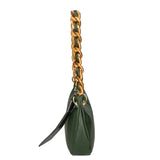 Ferrara Borsa a spalla da donna Vera pelle 05461-S14 VERDE SCURO L020 FERRO Gave Lux