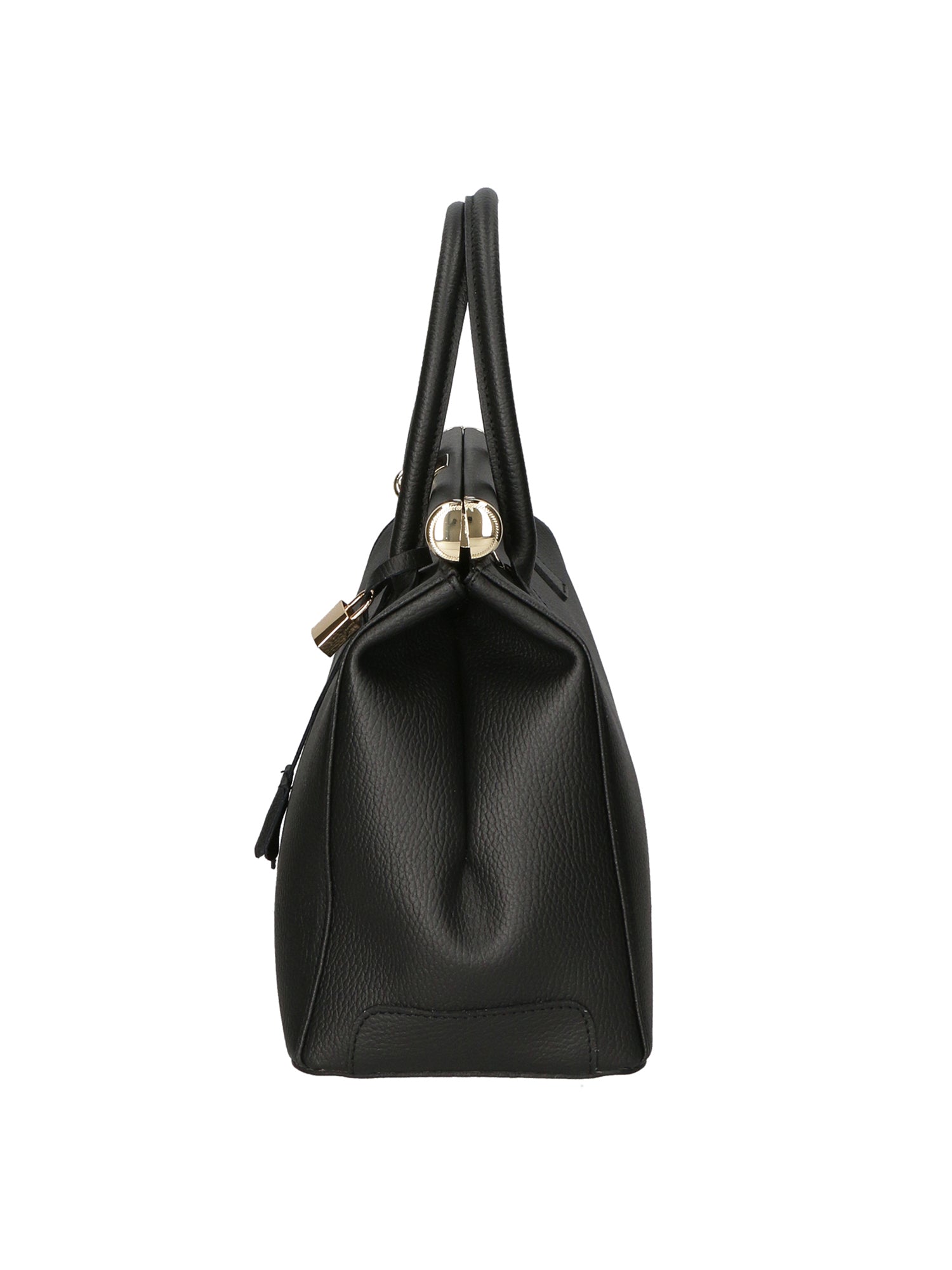 Aleria Borsa a mano da donna Vera pelle 8005-D28 NERO Gave Lux
