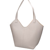 Borsa a mano da donna Vera pelle 07231-D86 GRIGIO PERLA Roberta Rossi