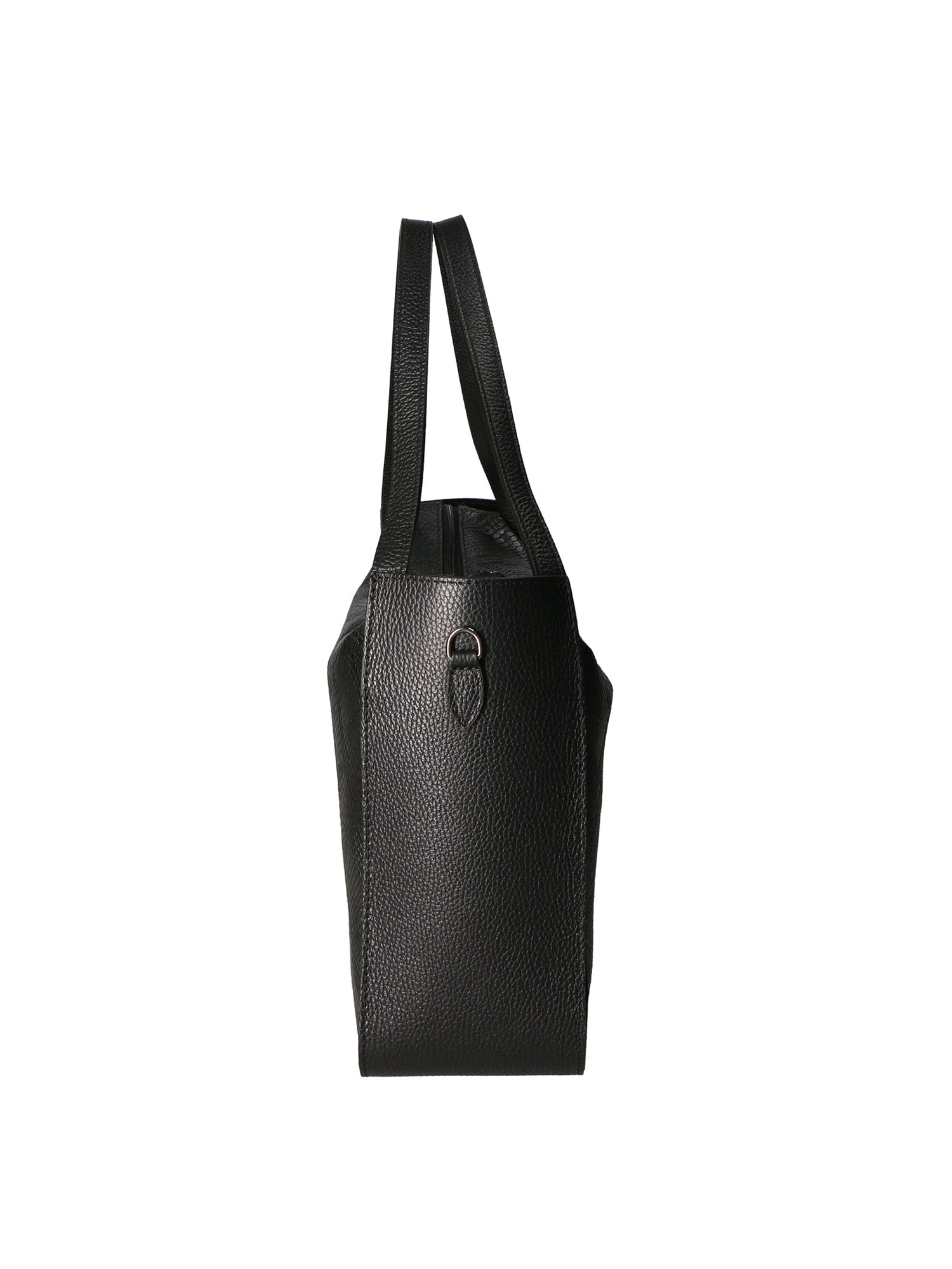 Aura Borsa a spalla da donna Vera pelle stampata lizard 05517-D28 NERO L022 NERO Gave Lux