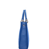 Borsa a mano da donna Misto pelle e tessuto 07149-D22 BLUETTE Roberta Rossi