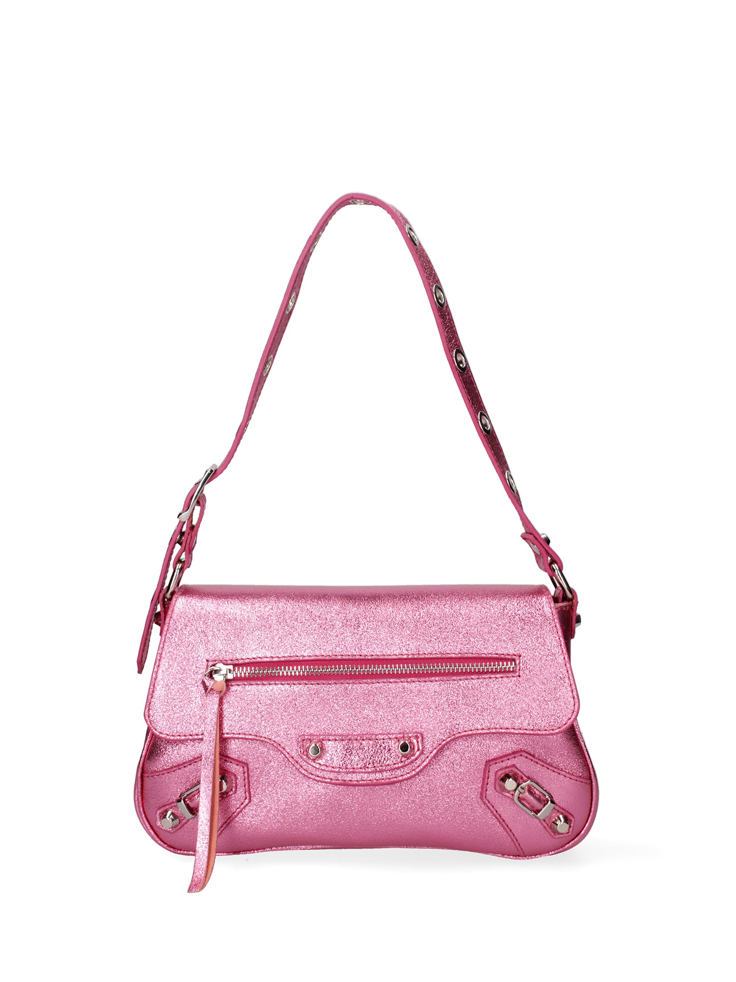 Borsa a spalla da donna Vera pelle 07234-L025 FUXIA CHIARO Roberta Rossi