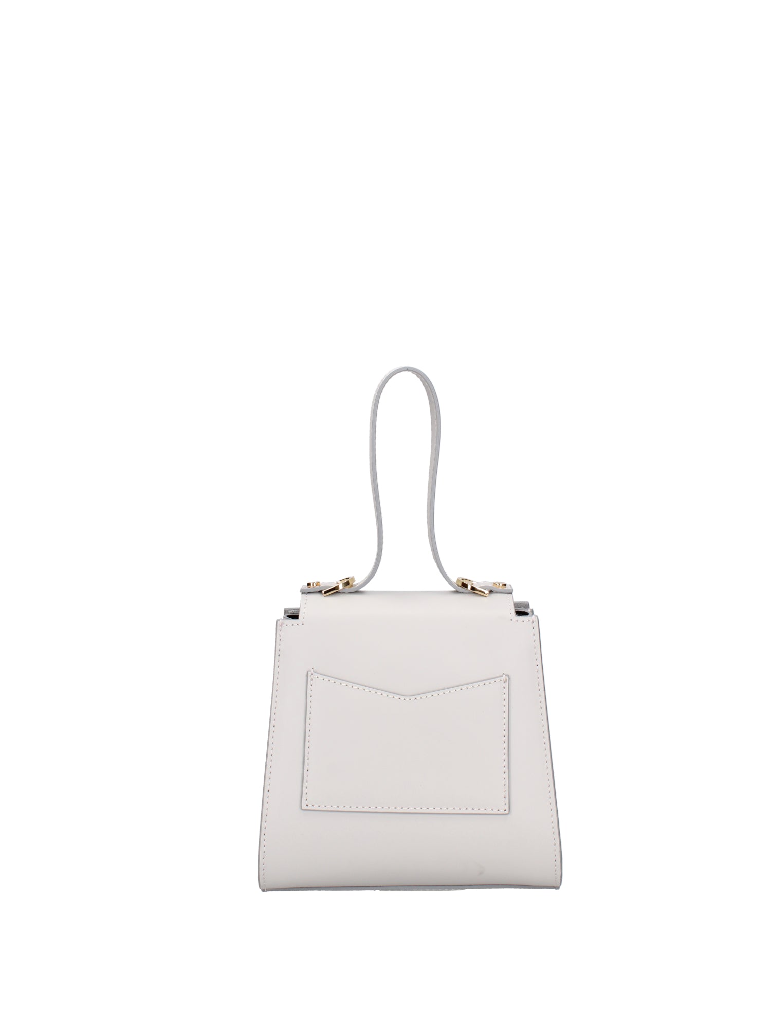 Borsa a mano da donna 100% pelle 07204-L119 GRIGIO CHIARO Viola Castellani