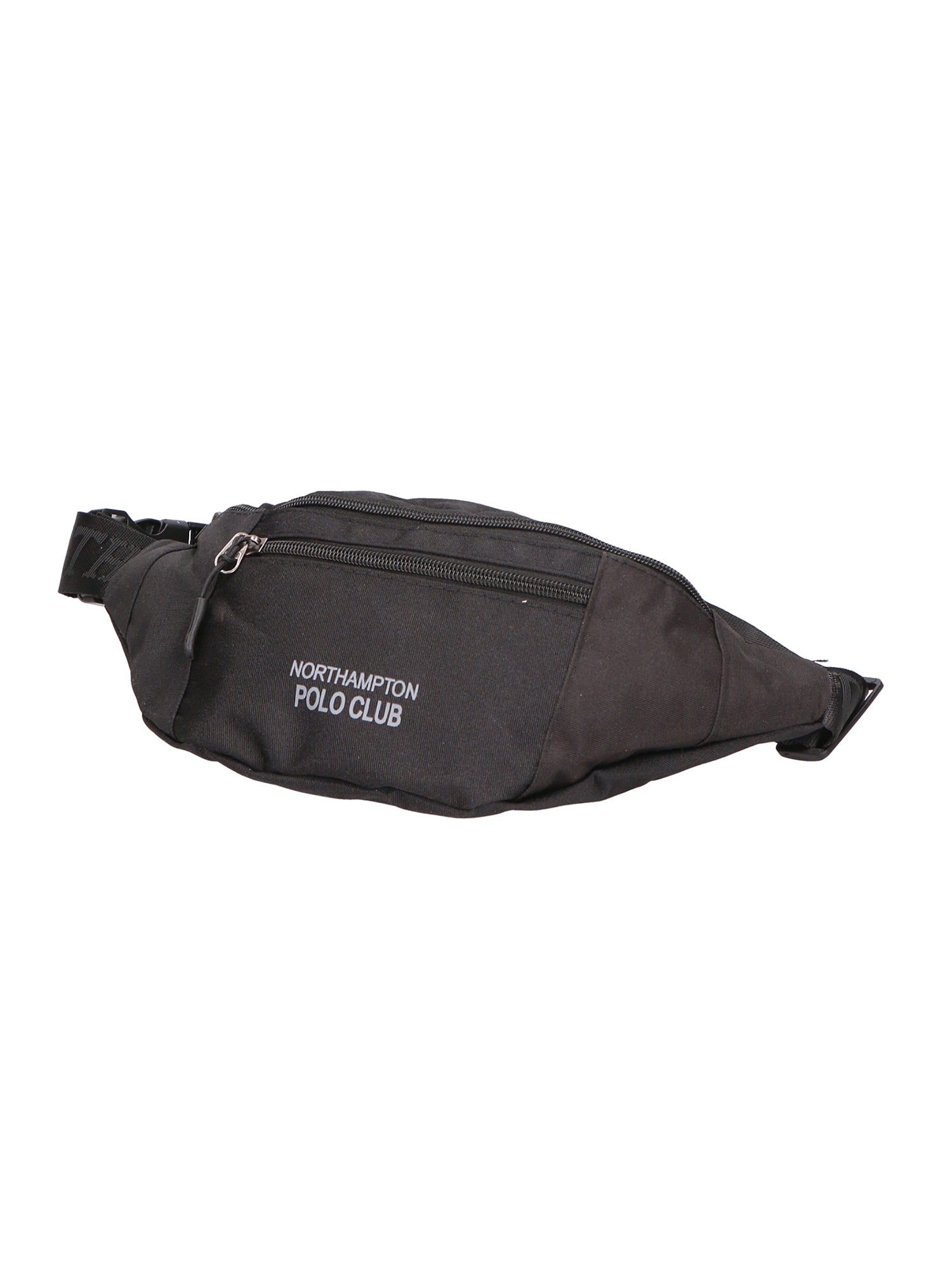 Borsa a tracolla uomo Pelle PU e Nylon PCL3147-BLACK Northampton Polo Club