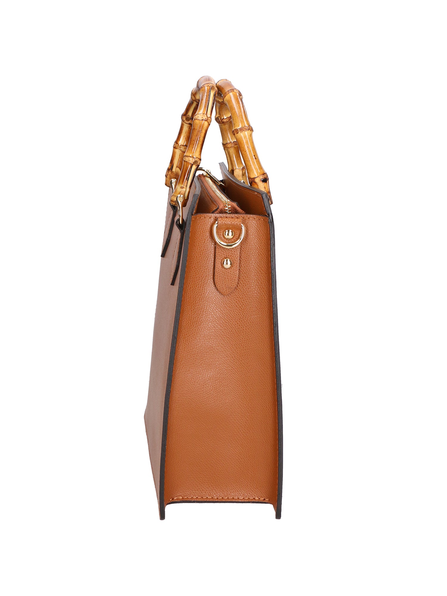 Lorenza Borsa a mano da donna Vera pelle 06524-P608 COGNAC Gave Lux