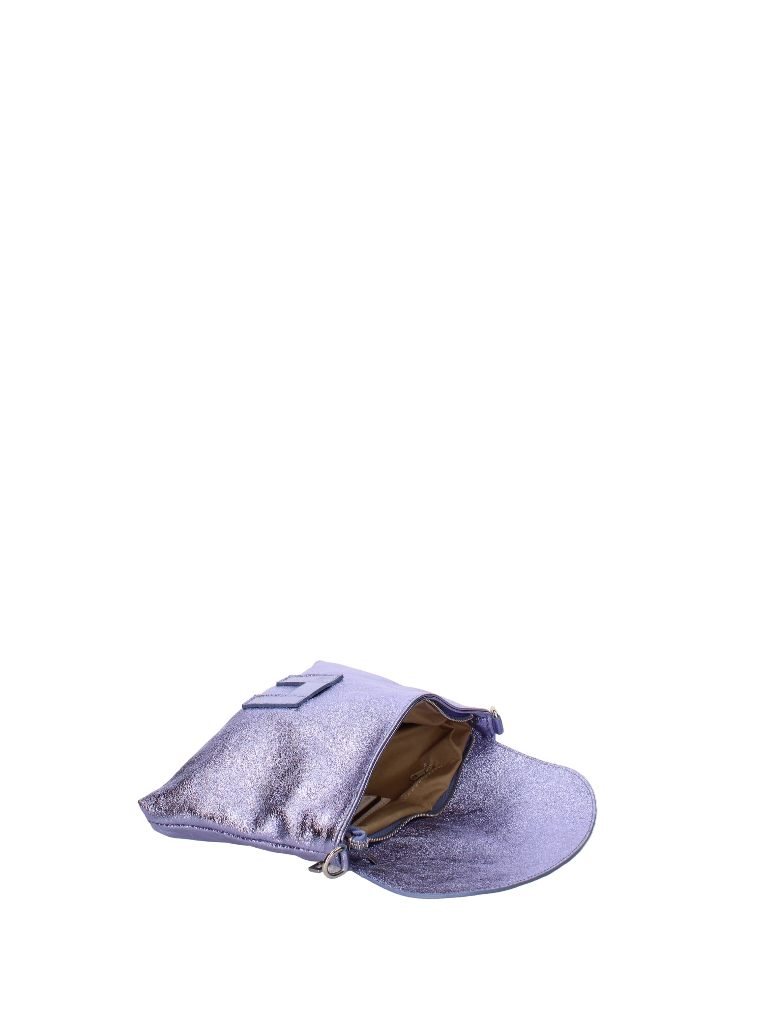 Borsa a mano da donna Vera pelle 07163-L027 LILLA Viola Castellani