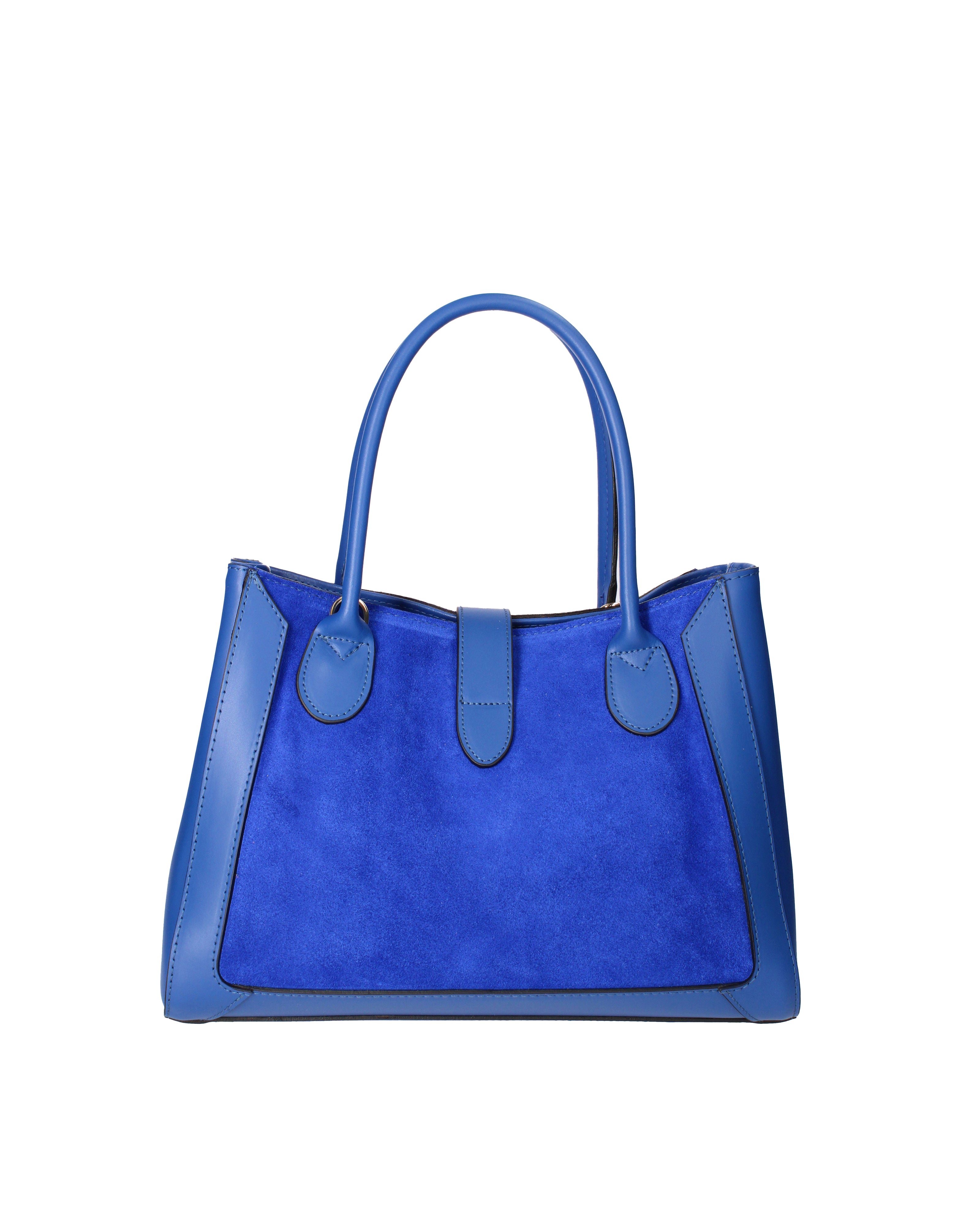 Jordana Borsa a mano da donna Vera pelle e suede 07150-L115 BLUETTE Viola Castellani