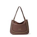 Edera Ultra Borsa a spalla da donna Vera pelle B16923-MARRONE Braccialini