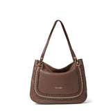 Edera Ultra Borsa a spalla da donna Vera pelle B16923-MARRONE Braccialini