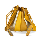 Elysia Borsa a spalla da donna Vera pelle 552043-SENAPE Gave Lux
