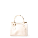 Borsa a mano da donna 100% Pvc FLAT-WOOD-S 24-WHITECAP - LIGHT OTTONE Marc Ellis