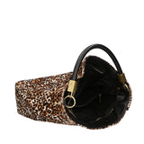 Arya Borsa a spalla da donna Vera pelle 05474-LEO BIANCO NERO 028 Gave Lux