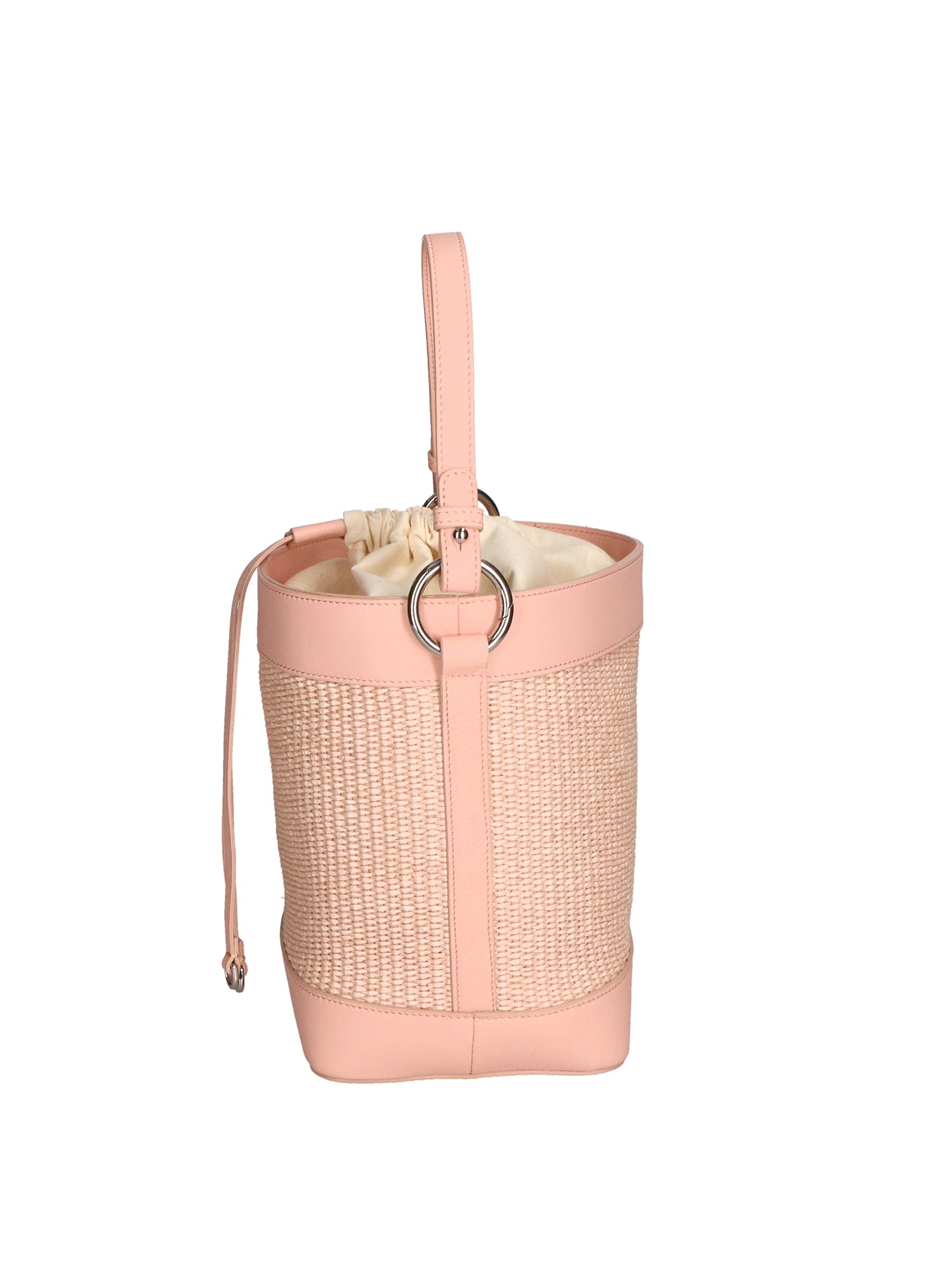 Lisbeth Borsa a secchiello da donna Misto pelle e tessuto 05165-506 S13 ROSA Gave Lux