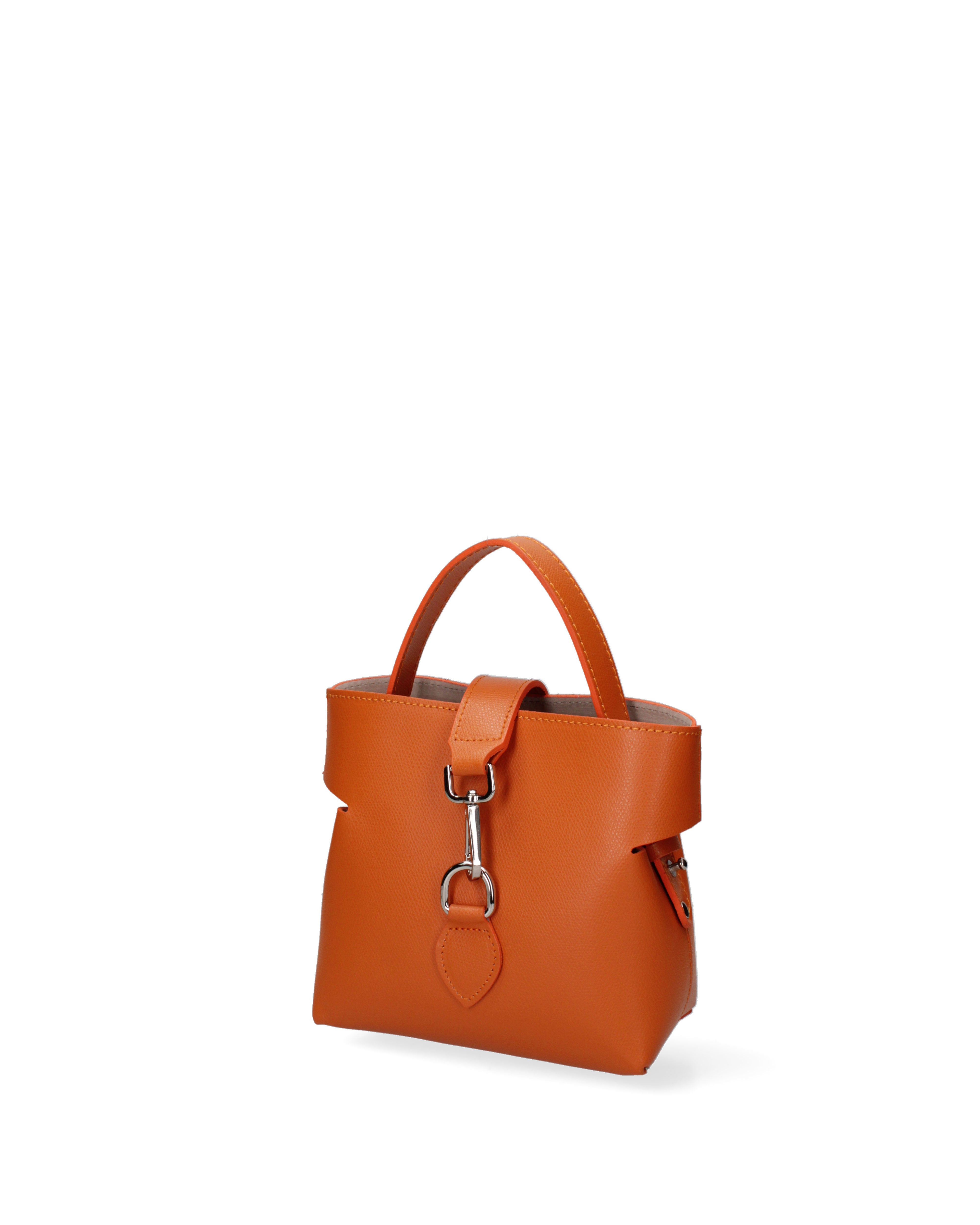 Modena Borsa a mano da donna Vera pelle 07380-PL29 ARANCIO Gave Lux
