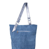 Borsa a spalla da donna Vera pelle 07312-D25 JEANS+L026 Roberta Rossi