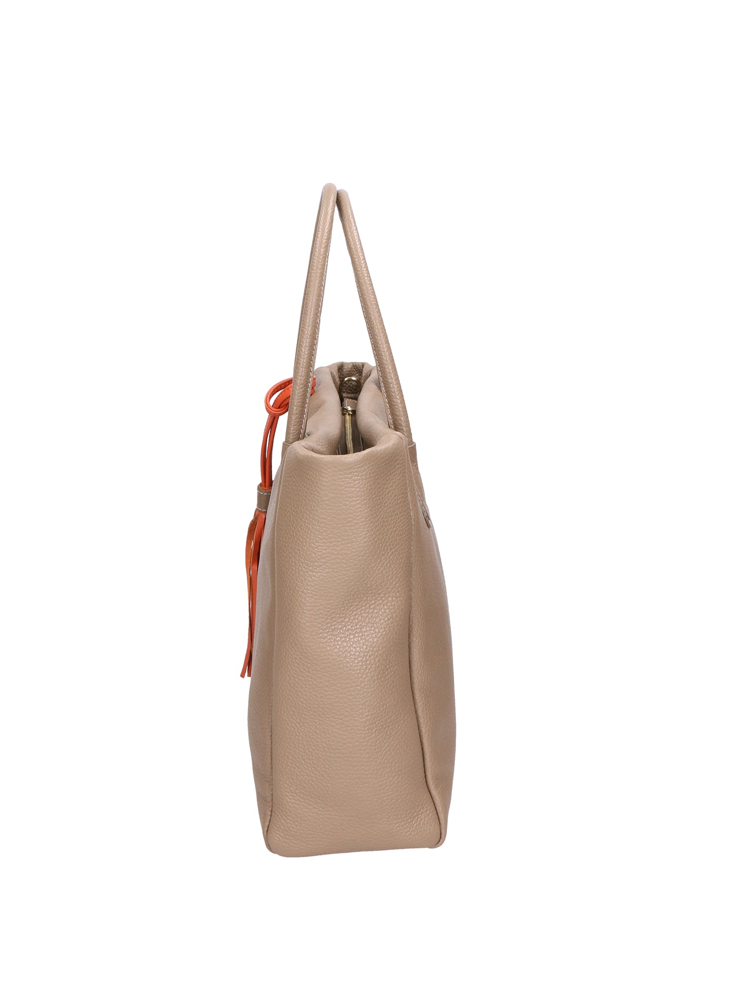 Verdiana Borsa a mano da donna Vera Pelle 06505-D40 TAUPE Gave Lux