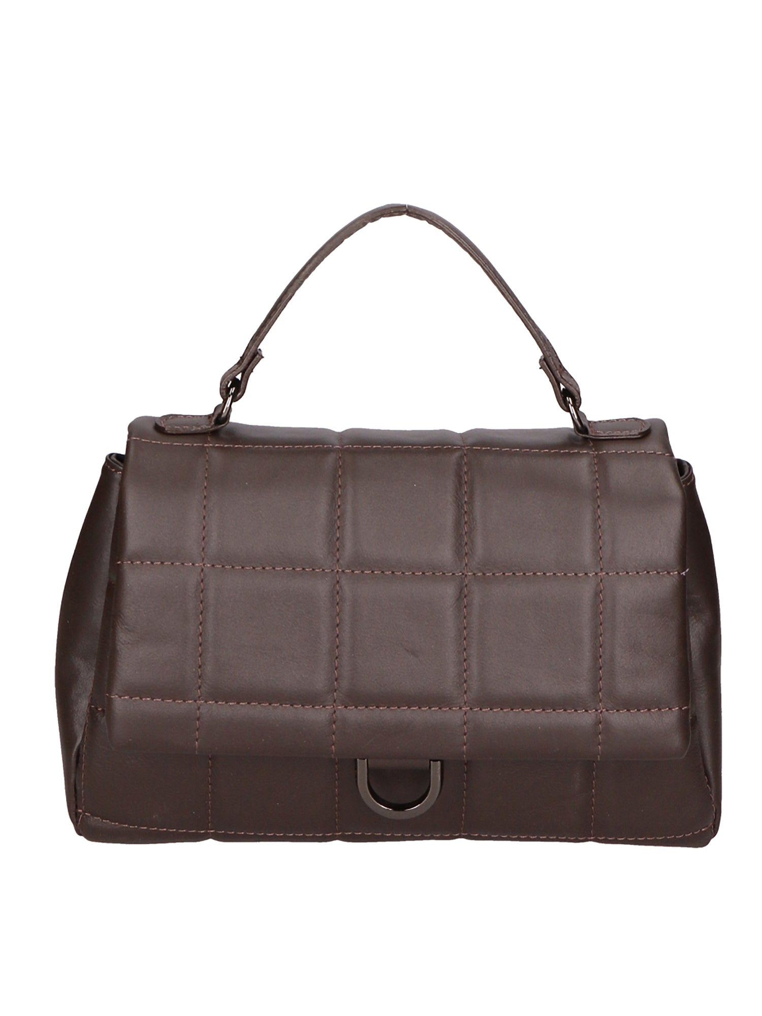 Viola Borsa a mano da donna Vera Pelle 06862-S23 TESTA DI MORO Gave Lux