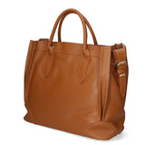 Doralice Borsa a mano da donna Vera pelle 80029-D17 CUOIO SCURO DARK COGNAC Gave Lux