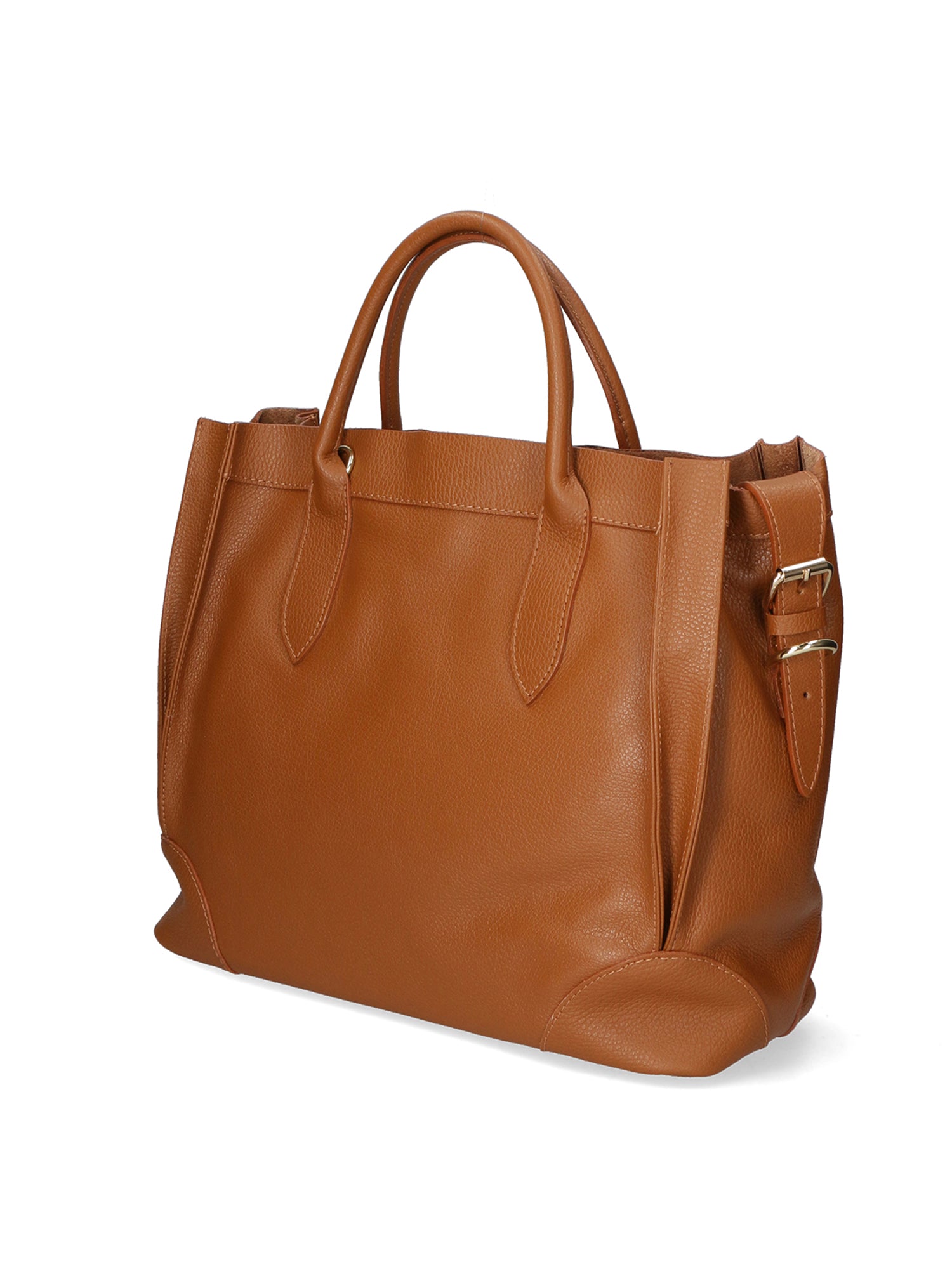 Doralice Borsa a mano da donna Vera pelle 80029-D17 CUOIO SCURO DARK COGNAC Gave Lux